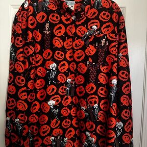 RSVLTS x SNL David S. Pumpkins Button Down Shirt RARE! XL